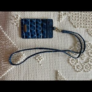 Sawyer card holder with removable lanyard strap